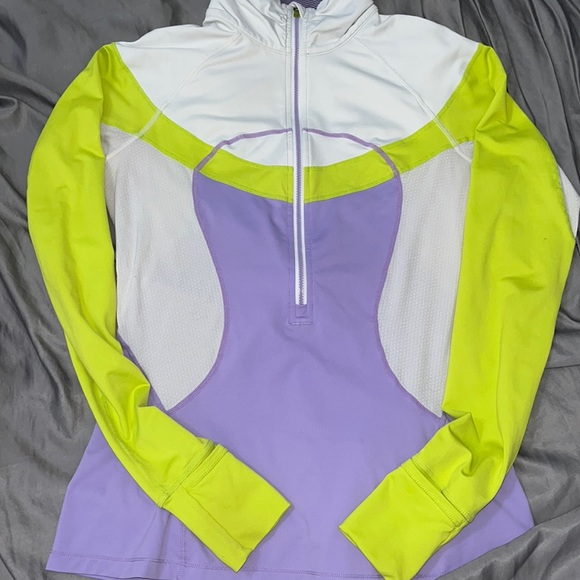 lululemon athletica Jackets & Blazers - LULULEMON DEFINE JACKET QUARTER ZIP COLOR BLOCK SZ 6